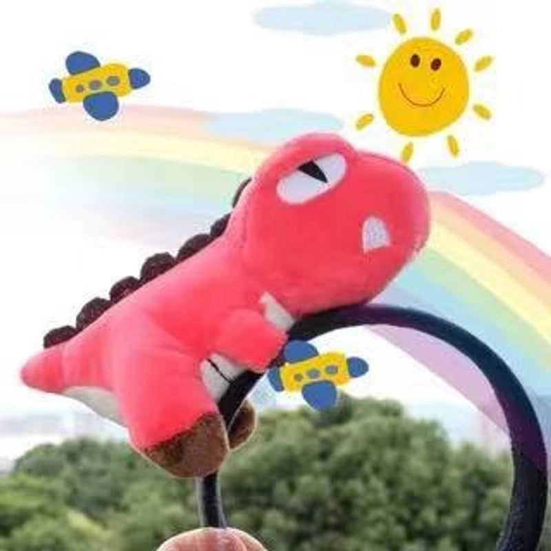 Korean Style Internet Celebrant Cartoon Animal Headband Small Dinosaur Yellow Fish Shark Scream Duck Headband Cute Funny Headband