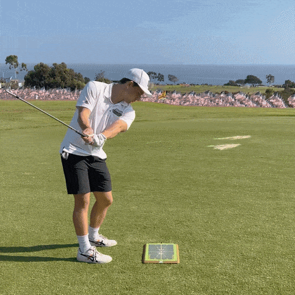 Relvatrlief Golf Training Mat for Swing Detection Batting