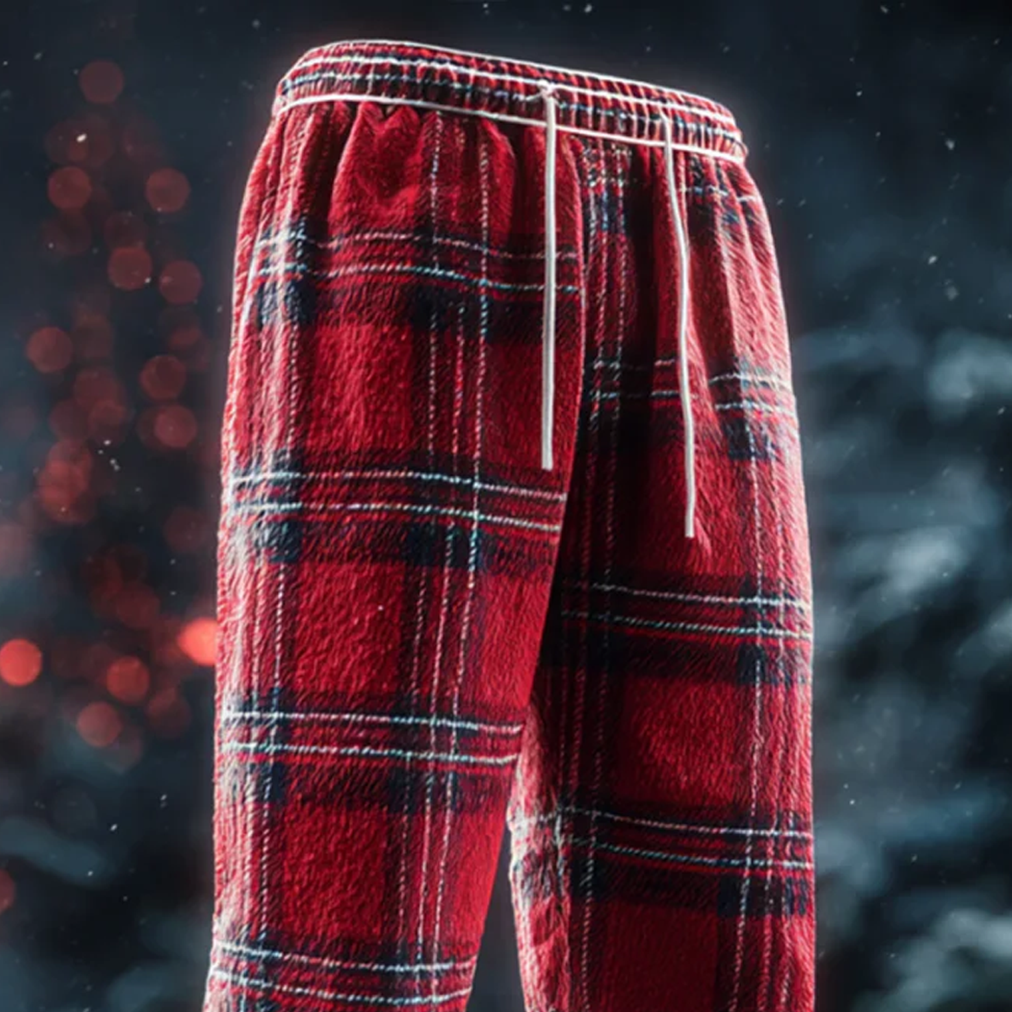 3D Print Christmas Ugly Sweater Men's Casual Checkered Pants