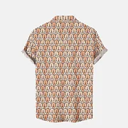 PeachBruh Men's Boobs Stick Figures In Various Shapes Print Casual