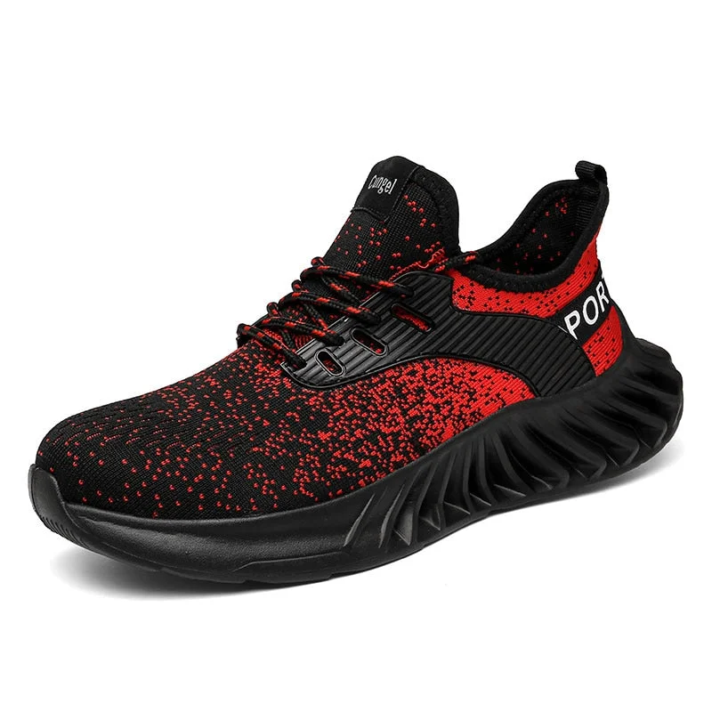 Work Safety Shoes Anti-Smashing Steel Toe Puncture Proof Construction Lightweight Breathable Sneakers Boots Men Safety Boots