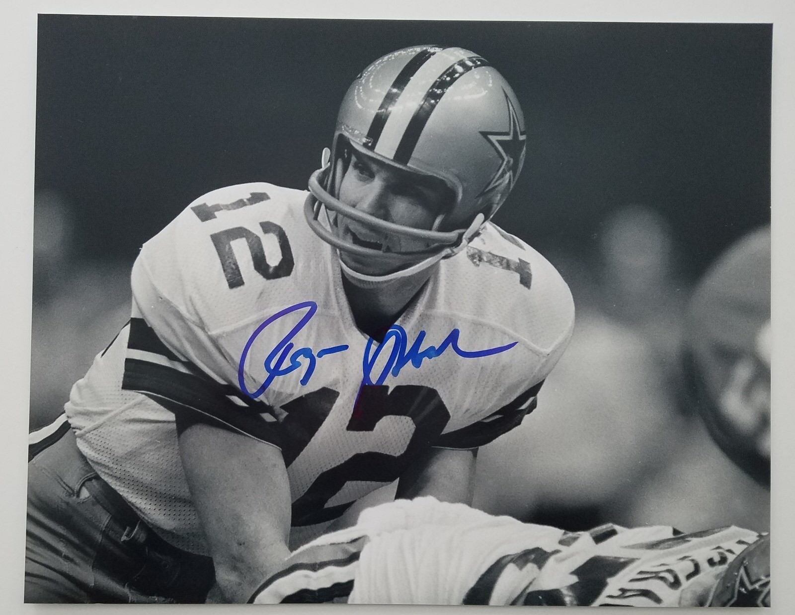 Roger Staubach Signed 11x14 Photo Poster painting Dallas Cowboys Navy NFL Football HOF Legend