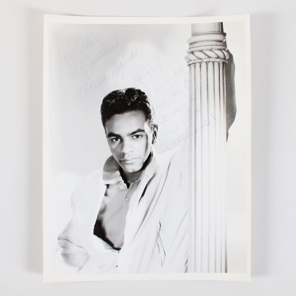 Johnny Mathis Signed Photo Poster painting 8x10 - COA JSA