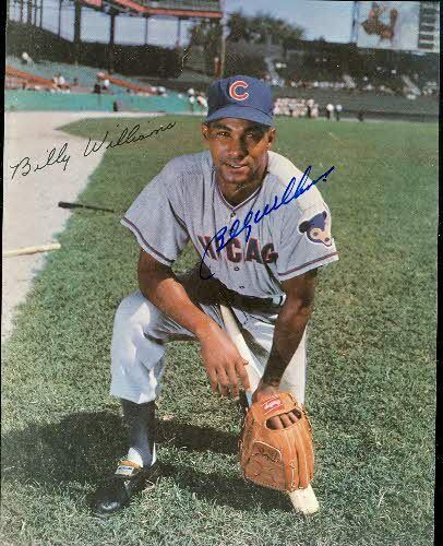 Billy Williams Cubs Autograph 8x10 Photo Poster painting Signed Jsa