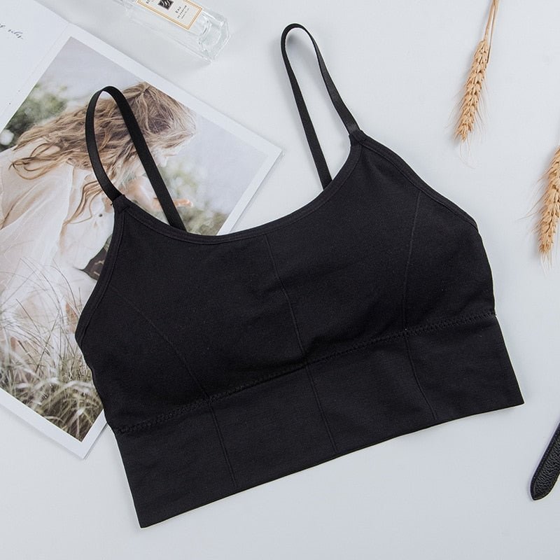 Sexy Bra Underwear Bas For Women Bralette Seamless Padded Bra Lingerie Cotton Wireless Fitness Tops Brassiere Bra Solid New