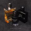 Um conjunto de perfume masculino de tr&ecirc;s pe&ccedil;as
