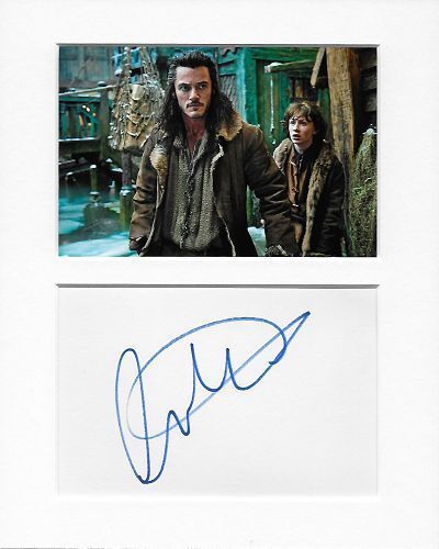 The Hobbit Luke Evans genuine authentic autograph signature and Photo Poster painting AFTAL COA