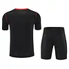 2025/2026 Manchester United Pre-Match Training Black Shirt+Shorts 1:1 Thai Quality