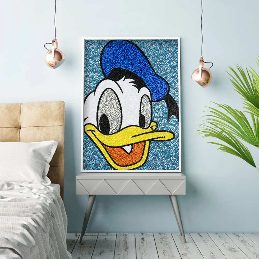 Diamond Painting - Full Crystal Rhinestone - Duck(30*40cm)
