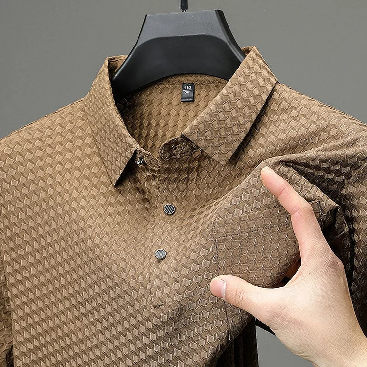 🎉Men's textured short sleeve shirt🎉 