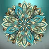 Diamond Painting-DIY Full Round Drill Mandala(40*40CM)