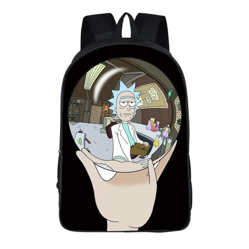 Mayoulove Anime Rick And Morty #4 Cosplay Backpack School Notebook Bag-Mayoulove