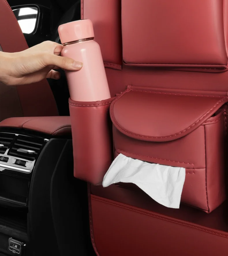 Car seat back storage bag