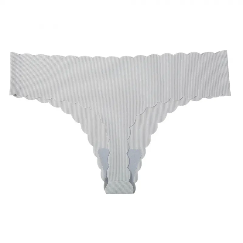 Uveng Uveng Lady One-Thick Thread Wave Side Cotton Crotch Low-Waist Bikini Trousers Woman