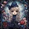 uk.everydayedeals (Limited Stock)Diamond Painting - Round AB Drills - Little Girl(45*45cm)