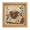 Hot Tea Glass Mosaic DIY Craft Kit &ndash; Framed Halloween Wall Art