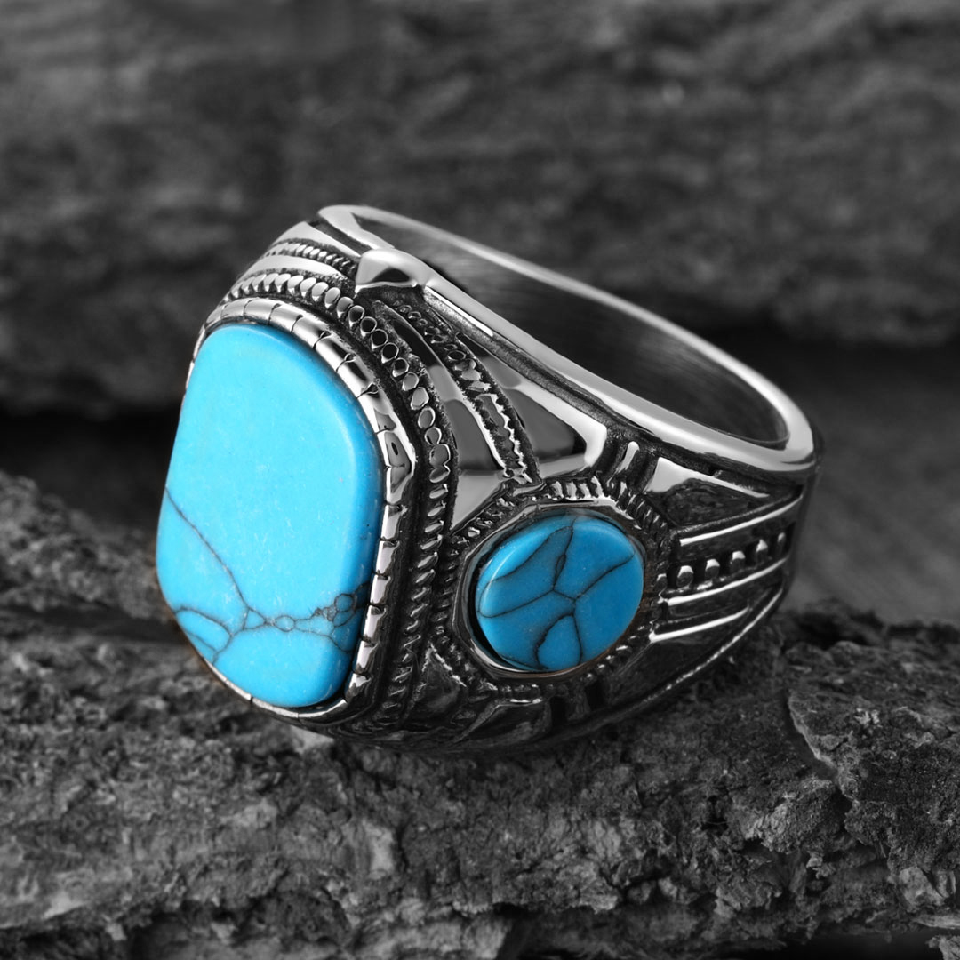 Vintage Turquoise Sterling Silver Ring