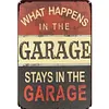 Garage - Panneaux en &eacute;tain m&eacute;tallique(20*30cm/30*40cm) - Garage