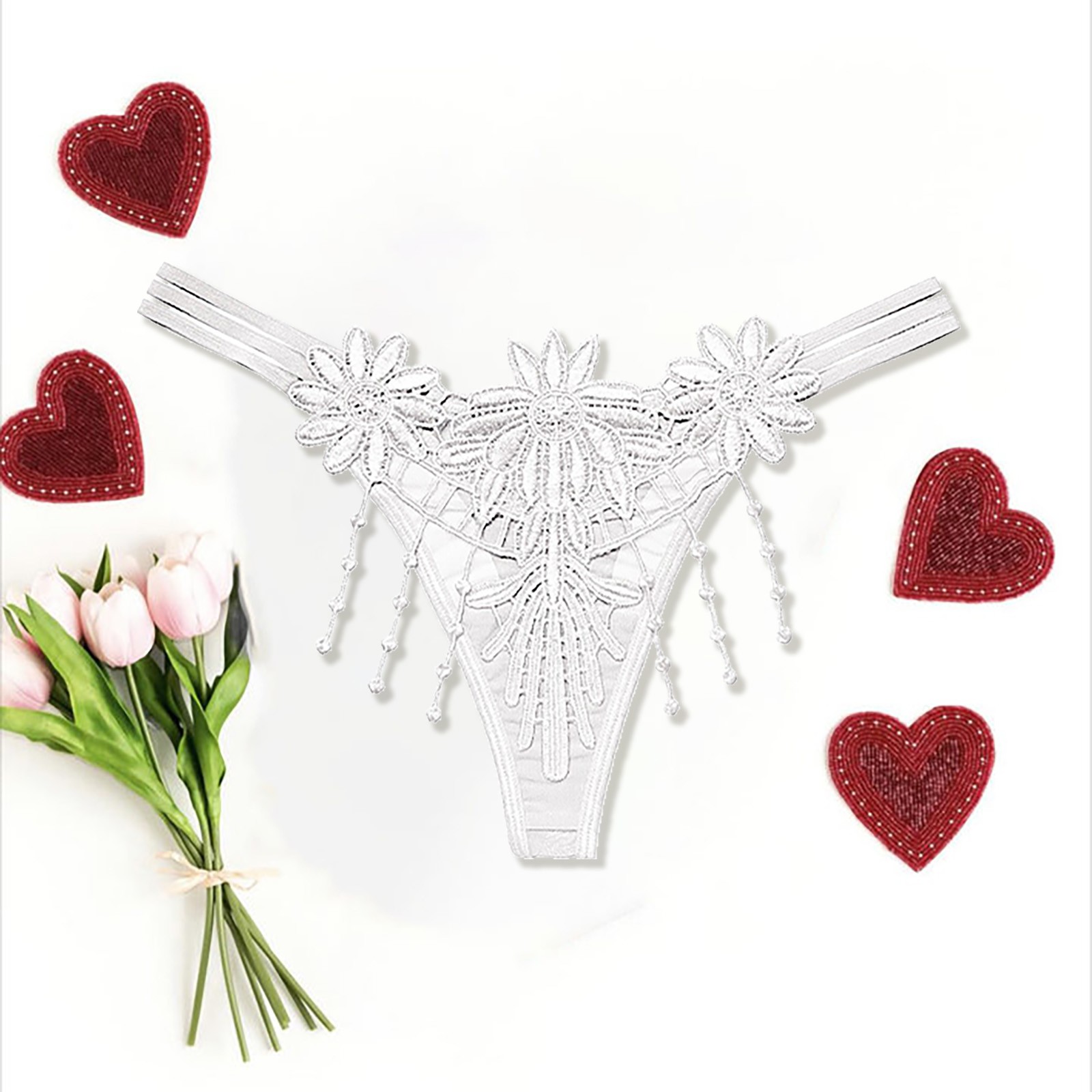 Women’S Transparent Seamless Underwear Embroidery Sexy No Show Panties Briefs Soft Stretch Bikini Underwears Lane Swim