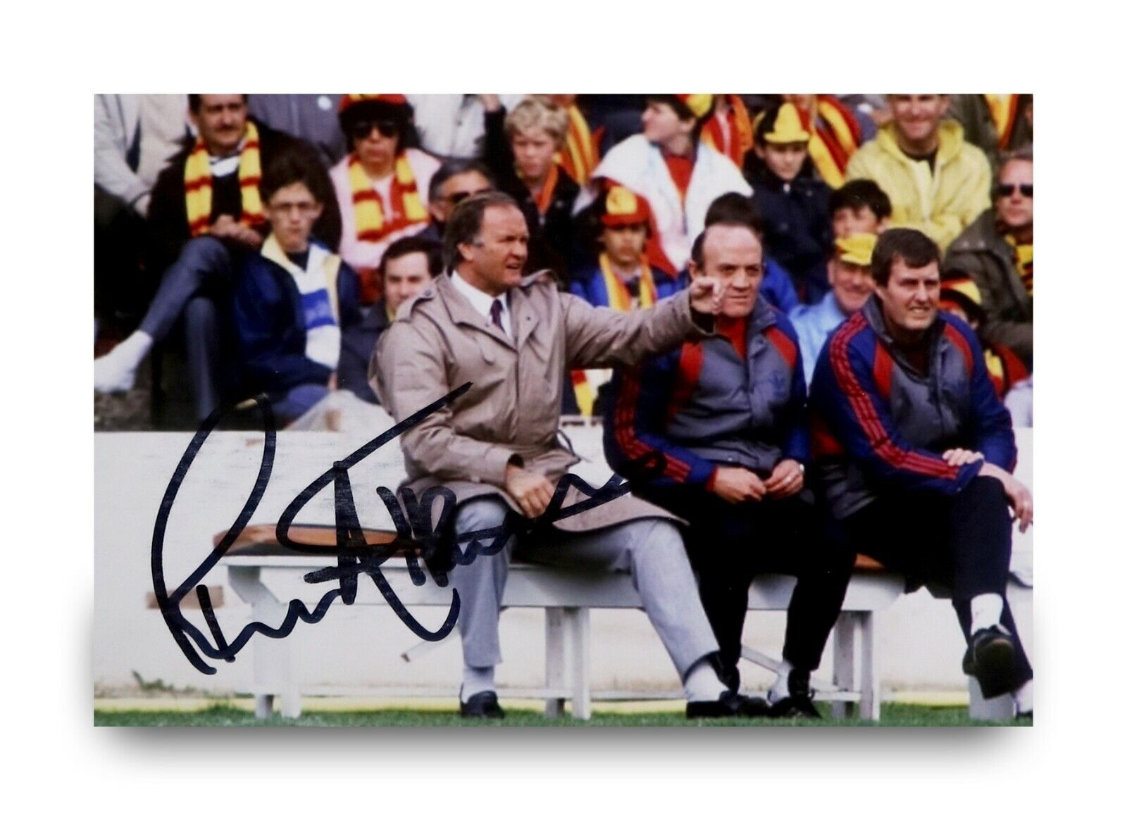 Ron Atkinson Signed 6x4 Photo Poster painting Manchester United England Manager Autograph + COA