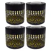 Solar Fence Lights Mandala Theme Waterproof Metal Solar Powered Deck Step Stair Lights for Garden Post Patio Decor Gifts for Women Mom