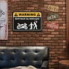 Warning - Metal Tin Signs(8*12Inch)