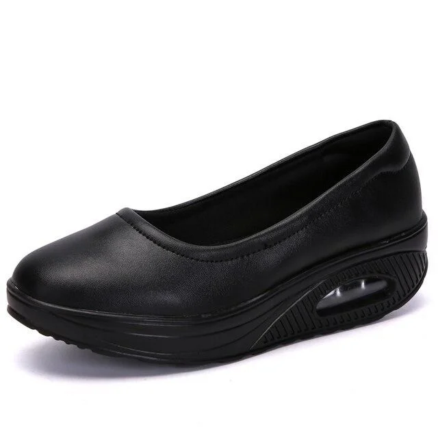 Nurse Walking Shoes For Women Height Increase Slip-ons