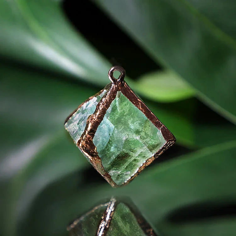 Genuine Moldavite Crystal Pendant