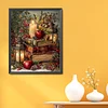 Christmas Books-11CT Stamped Cross Stitch 40*50cm/15.75*19.69in
