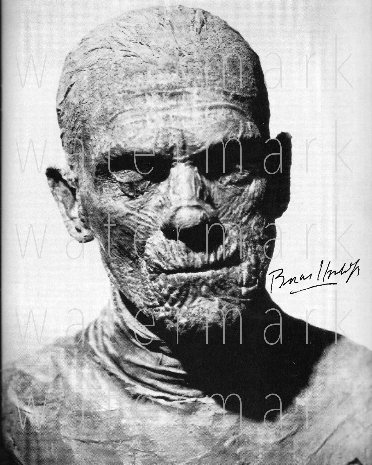 The Mummy Boris Karloff signed 8X10 print Photo Poster painting poster picture autograph RP