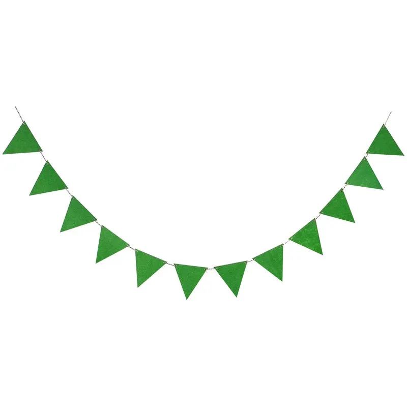 Multicolor Non-woven Pennants Bunting Banner Wedding/Valentine's day/birthday party Flags Hang Garland Decoration Supplies cheap