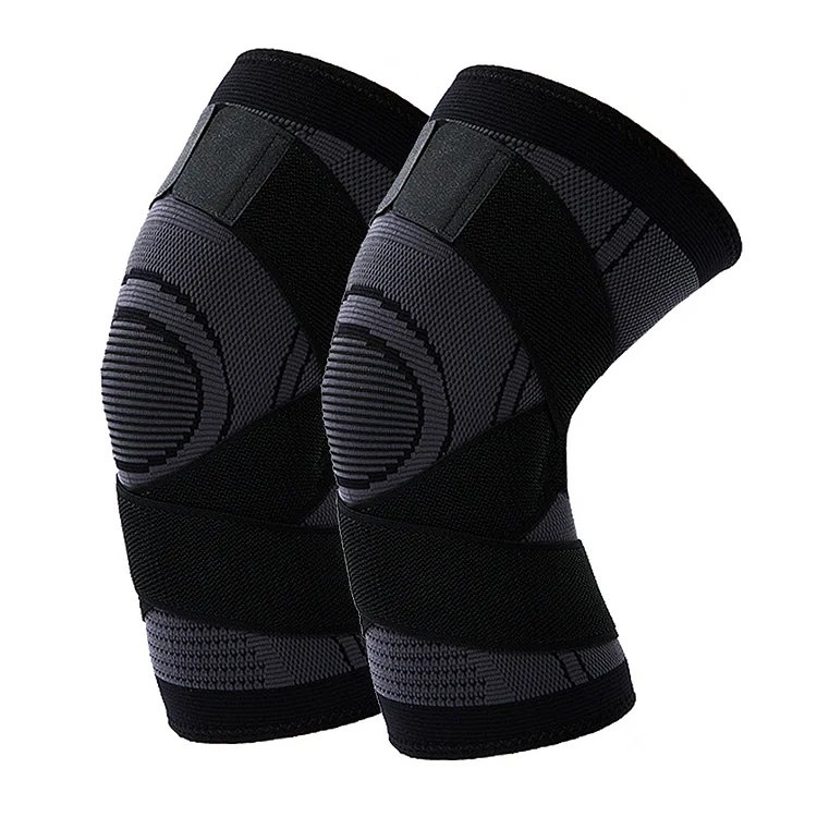 1 Pair Compression Knee Sleeves for Men and Women | Knee Compression Brace for Tired and Achy Knees | Comfortable, Lightweight Knee Sleeves Running and Sports S-L