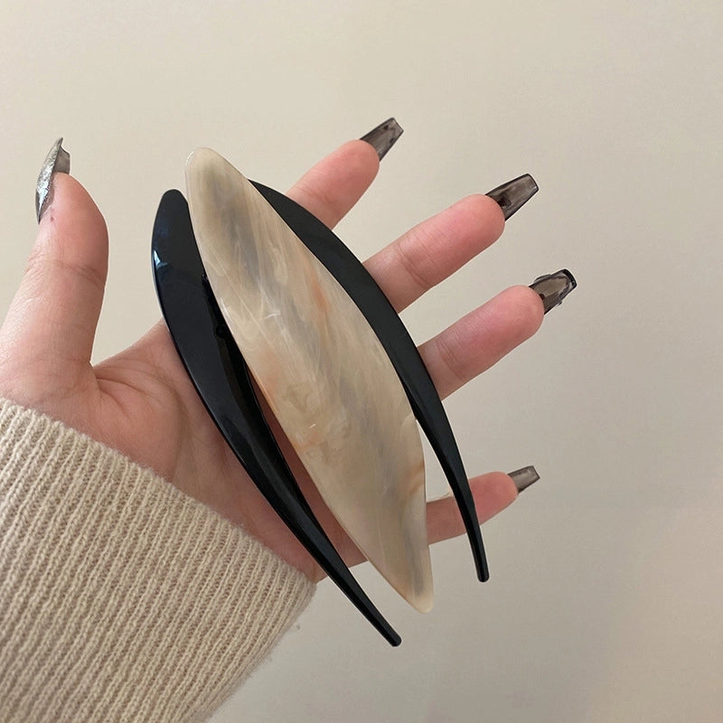 U-shaped Hairpin Women’s High-end Antique Style New Chinese Style Hair Hairpin Headwear Simple Modern Daily Fixed Hairpin