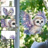 Diamond Painting Acrylic Owl Diamond Painting Hanging Pendant Art Decors