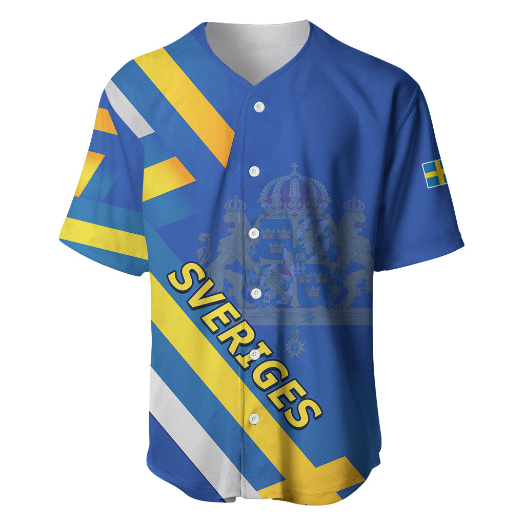 Custom Sweden National Day Baseball Jersey Sveriges Nationaldag Flag Style LT9 mysite