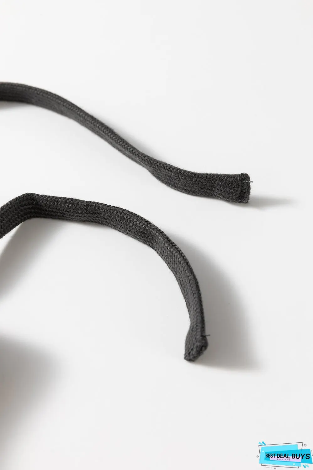 Carbon Grey Cargo Pockets Drawstring Sweatpants