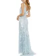 Burst Sequin Gown