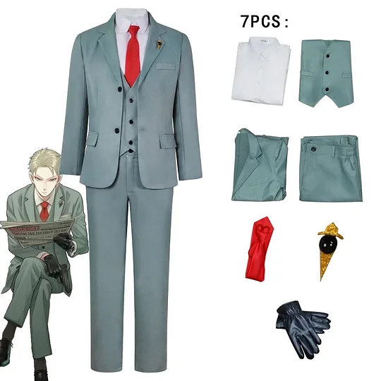 [Wetrose] In Stock Spy X Family Loid Forger Cosplay Costume Male Twilight Anime Suit Full Set Wig Outfit Halloween