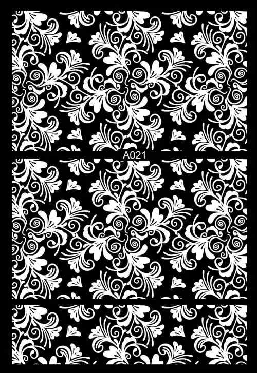 DIY White Flower Nail Stickers Decoration Manicure Foil 3D Nail Art Decorations Stickers Design Adhesive Lace Nail Decals Slider