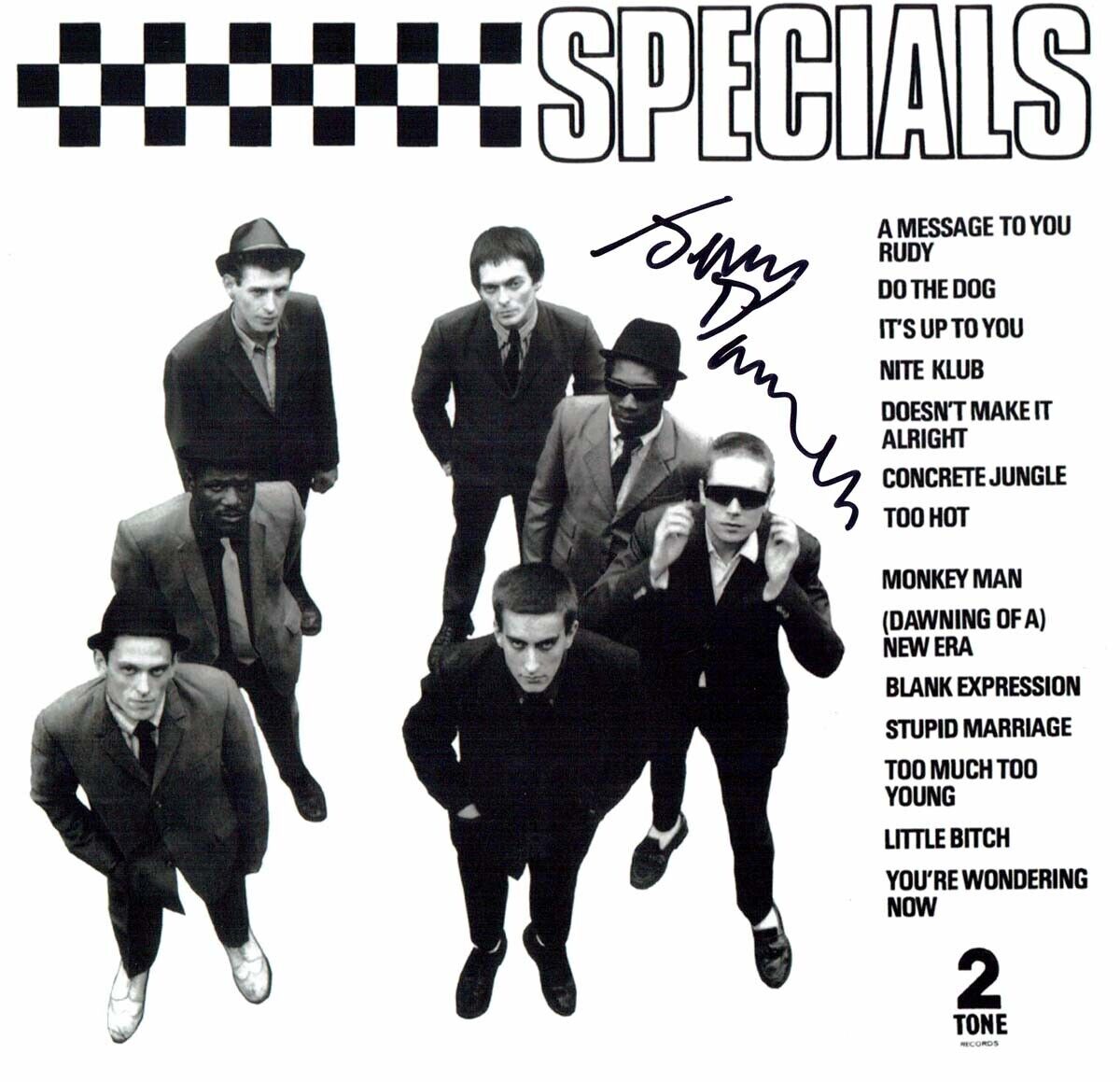 Jerry DAMMERS SIGNED 12x12 The Specials Photo Poster painting 1 AFTAL Autograph COA Singer Music