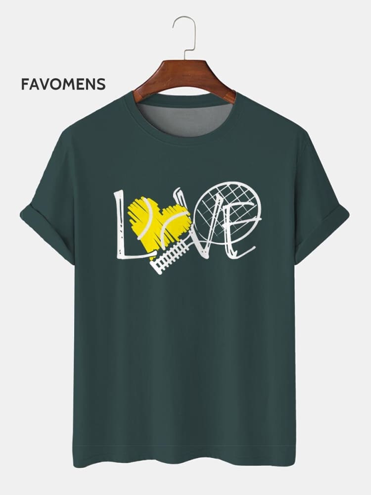 Sports Tennis Love T-Shirt Multicolor / S