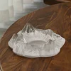 Mountain Glacier Glass Ashtray, suitable for home office decoration, cafe, hotel, bar