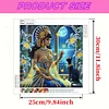 Ägyptische Schönheit 5d DIY Diamant Kunst Malerei Sets Teilbohrer Edelstein Kunst 30x30cm