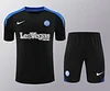 2024/2025 Inter Milan pre-match training Black Shirt+Shorts 1:1 Thai Quality