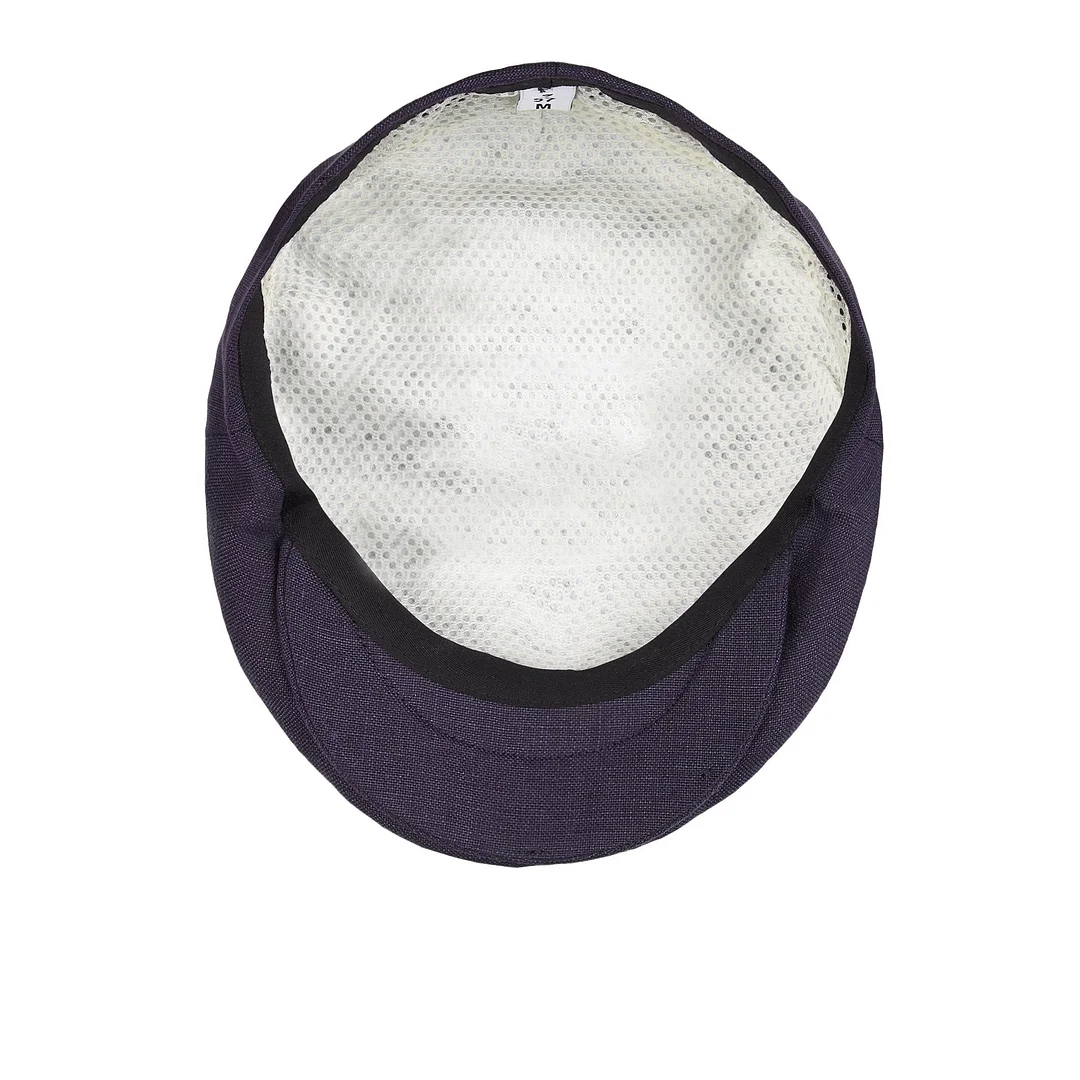 Florida Linen Flat Cap
