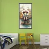 Diamond Painting -DIY Round Drill Forest Girl and the Book(30x70cm)