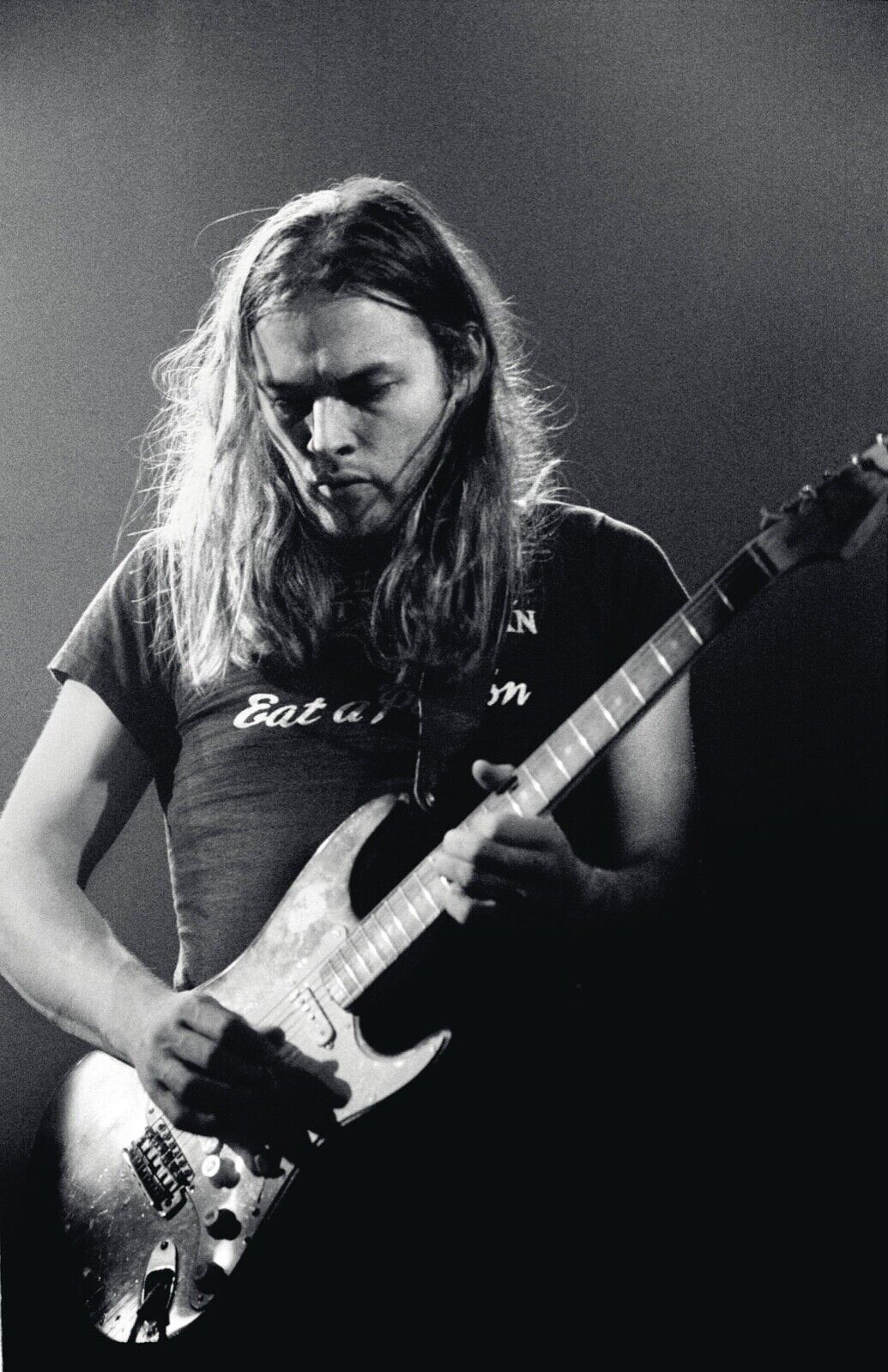 PINK FLOYD David Gilmour 8x10 Photo Poster painting! ....GUITAR ??