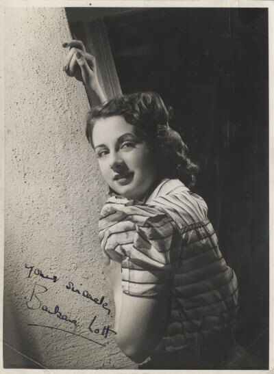 BARBARA LOTT Signed Photo Poster paintinggraph - Film / TV / Theatre / Stage Actress preprint