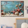 (60*40cm)Starfish - Full Round Drill Diamond Painting