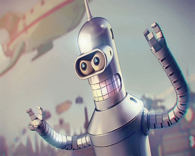 

Bender Bending Rodríguez – Paint By Numbers - 40*50CM, 501 Original